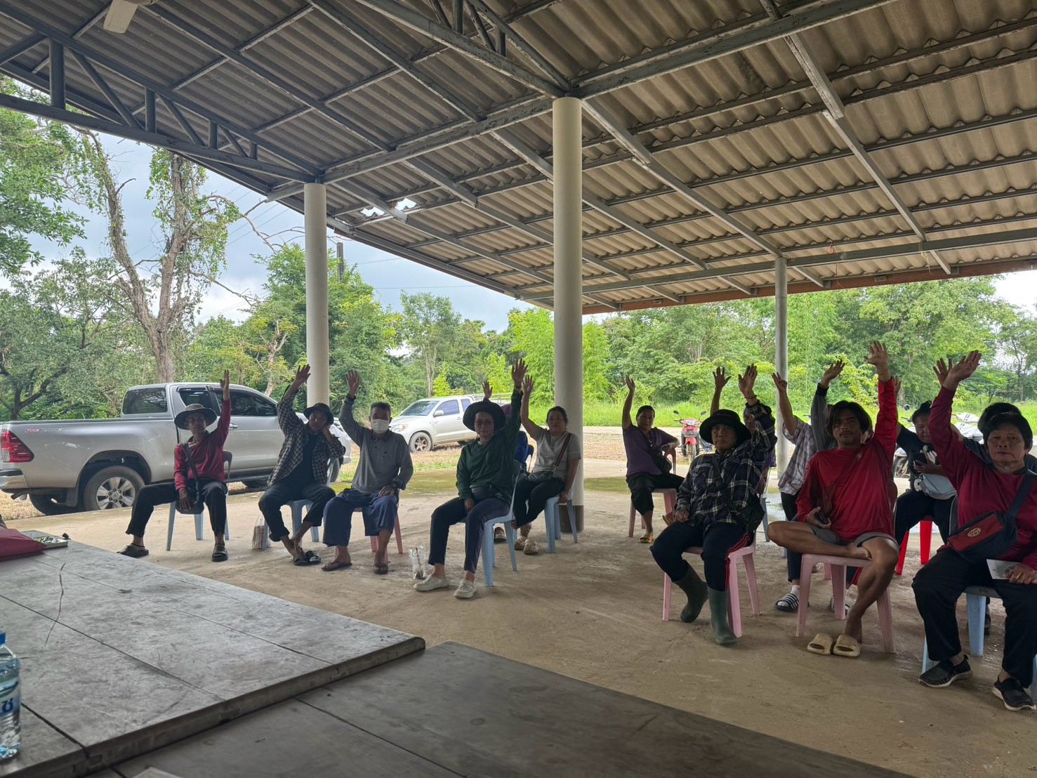 title - ประชุมเกษตรกรโครงการจัดที่ดินทำกินแปลงเกษตรเกื้อกูลทับปะตีโมเดล  ประจำเดือน กันยายน 2569